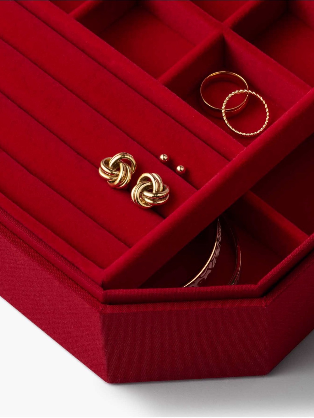 Gemma Embroidered Jewelry Box - Picture 8 of 10